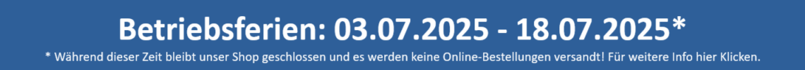 Betriebsferien