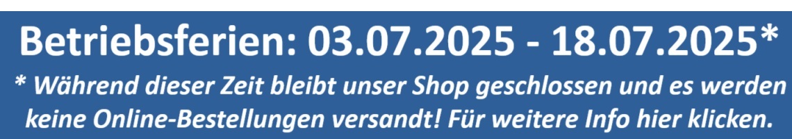 Betriebsferien