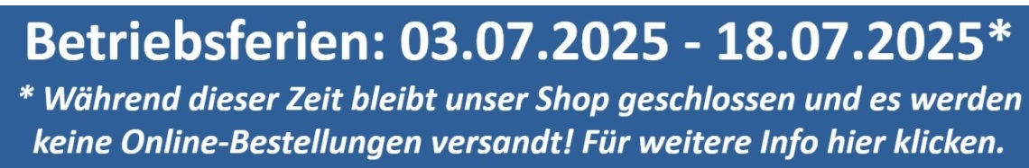 Betriebsferien