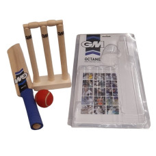 GM Gunn and Moore Octane Mini Cricket Set With Bat Stumps and Ball B-Ware 