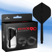 Mission Force 90 Fly Shaft Combo Schwarz No2 Kurz