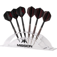 Mission Dartständer Display aus Acryl für 6 Dartpfeile