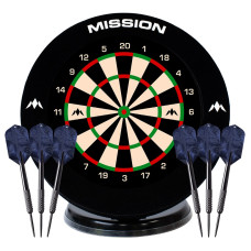 Mission Saumurai Mini Desktop Dartboard Set