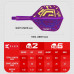 Target K-Flex Shaft Fly Combo No6 Tweenie Orange