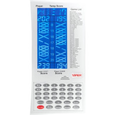 Viper ProScore Electronic Dart Scorer Punktezähler Weiss