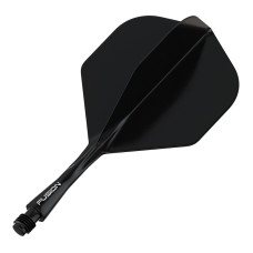 Winmau Fusion Fly Shaft Combo Schwarz No2 Kurz