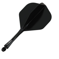 Winmau Fusion Fly Shaft Combo Schwarz No2 Tweenie