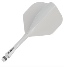 Winmau Fusion Fly Shaft Combo Weiss No2 Tweenie