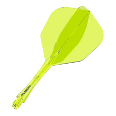 Winmau Fusion Fly Shaft Combo Neongelb No6 Tweenie