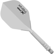 XQMax Fenix Dart Fly und Schaft System Einteilig 28mm Weiss