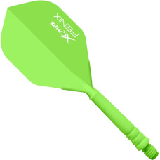 XQMax Fenix Dart Fly und Schaft System Einteilig 28mm Grün