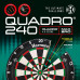 Harrows Quadro 240 Dartscheibe Dartboard 
