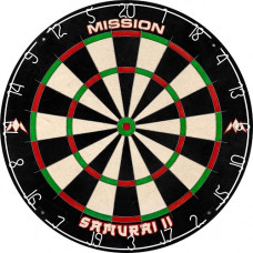 Mission Samurai II Sisal Bristle Dartscheibe Dartboard 