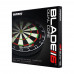 Winmau Blade 6 Dual Core Sisal Dartscheibe mit Rota-Lock System