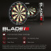 Winmau Blade 6 Triple Core Carbon PDC Sisal Dartscheibe mit Rota-Lock System