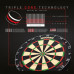 Winmau Blade 6 Triple Core Carbon PDC Sisal Dartscheibe mit Rota-Lock System