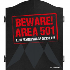 Mission Beware Area 501 Dartboard Kabinet Dartschrank Dartkasten Dartkabinett 