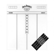 Jack Daniel's Flex Scoreboard Schreibtafel 45 x 40cm mit 4 Marker