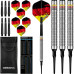 Designa Patriot 90% Wolfram Softtip Softdart Dartpfeile Set Deutschland 20g