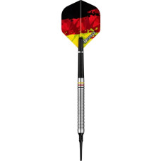 Designa Patriot 90% Wolfram Softtip Softdart Dartpfeile Set Deutschland 20g