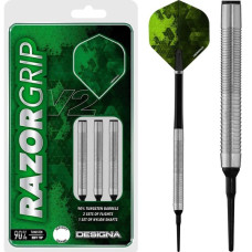 Designa Razor Grip V2 M4 90% Tungsten Softdart Softtip Dartpfeile Set 20g