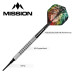 Mission Dominik Grüllich Wolfram Tungsten Softtip Soft Tip Dartpfeile Set 18g