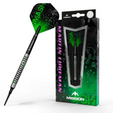 Mission Martin Lukeman Wolfram Tungsten Softtip Soft Tip Dartpfeile Set 20g