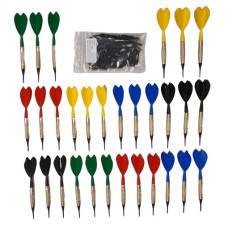 Bar Restaurant Anfänger und Kids Softtip Softdart Dartpfeile 30er Set mit Ersatzspitzen