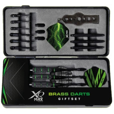XQMax Soft- und Stahltip Messing Dartpfeile Geschenk Set 16g bis 21g