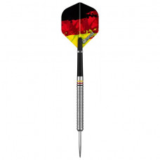 Designa Patriot 90% Wolfram Stahl Dartpfeile Set Deutschland 22g 