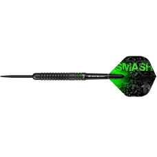 Mission Martin Lukeman Smash Black Titanium Tungsten Stahldart Pfeile Set 25g