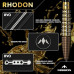 Mission Rhodon PVD Wolfram Tungsten Stahldart Pfeile Set 23g