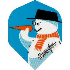 Designa Christmas Weihnachtsfly Dart Fly Schneemann