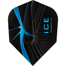 Harrows ICE Recut Dart Flights Flys Set Aqua Blau