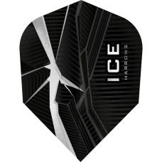 Harrows ICE Recut Dart Flights Flys Set Clear