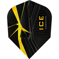 Harrows ICE Recut Dart Flights Flys Set Gelb