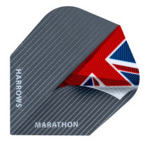 Harrows Dart Flys Flights Marathon Union Jack Pinstripe