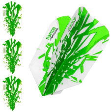 Harrows Rapide Slim Dart Flights Flys Set Grün