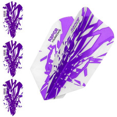Harrows Rapide Slim Dart Flights Flys Set Lila