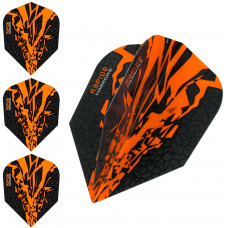 Harrows Rapide X Dart Flights Flys Set Orange