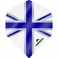 Mission Alliance Union Jack 100 Micron Fly Set Weiss Blau