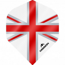 Mission Alliance Union Jack 100 Micron Fly Set Weiss Rot