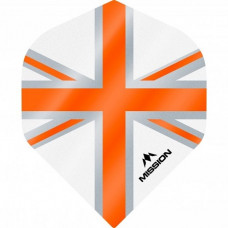 Mission Alliance Union Jack 100 Micron Fly Set Weiss Orange