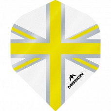 Mission Alliance Union Jack 100 Micron Fly Set Weiss Gelb