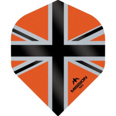 Mission Alliance-X 150 Micron Fly Flights Set Orange Schwarz