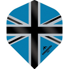 Mission Alliance-X 150 Micron Fly Flights Set Blau Schwarz