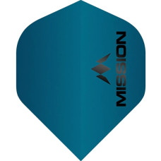 Mission Logo 100 Micron Flys Set Matt Blau