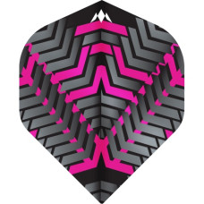 Mission Vex 100 Micron Fly Flights Set Schwarz Pink