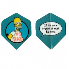 The Simpsons Dart Fly Set Homer Dad