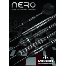 Mission Wandposter A2 Nero